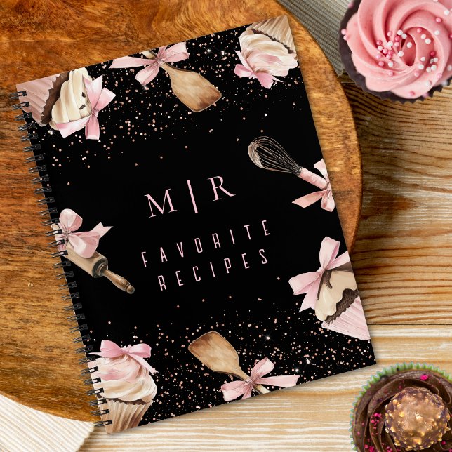 Aquarelle Ustensiles Rose & Cahier de Cupcake (Créateur téléchargé)