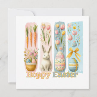 Aquarelle Verte Cute Four Brash Hoppy Pâques