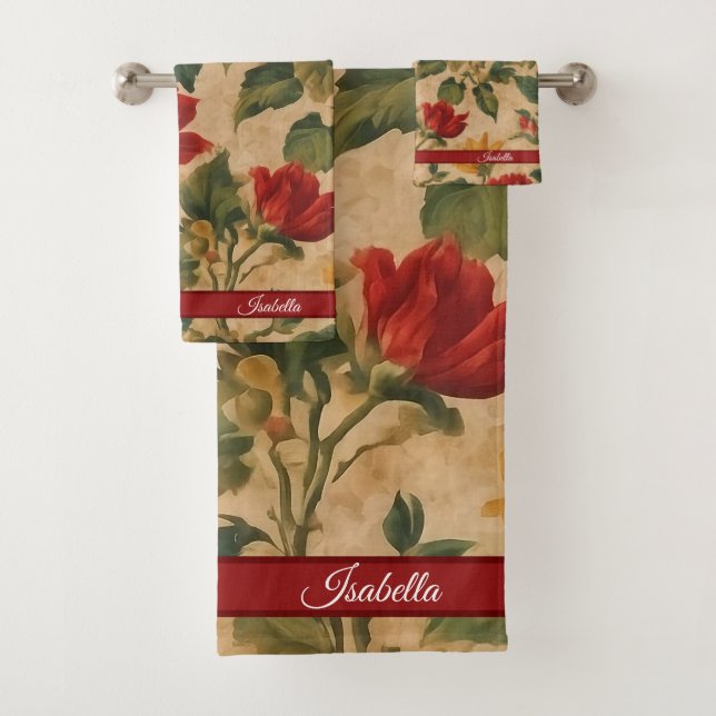Aquarelle vintage Florale Collection moderne (En situation)