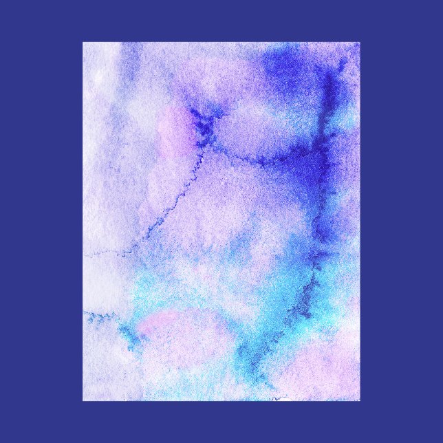 Aquarelle violet et bleu Abstrait Papier à rebut (Créateur téléchargé)