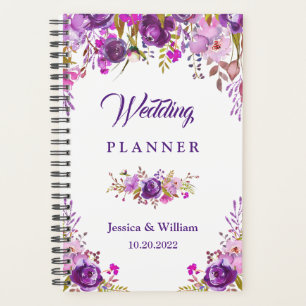 Aquarelle violette Mariage