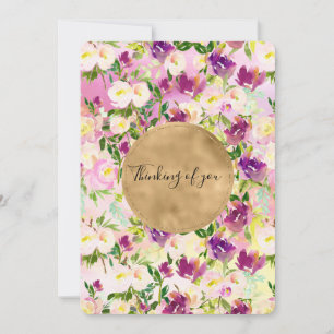 Aquarelle violette rose Fille