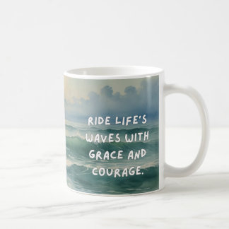 Aquarelle Waves Reveal Mug - Ride Waves