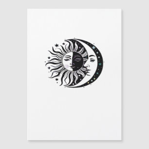 Aquarelle Whimsigoth Soleil Lune Sorcière Classiqu