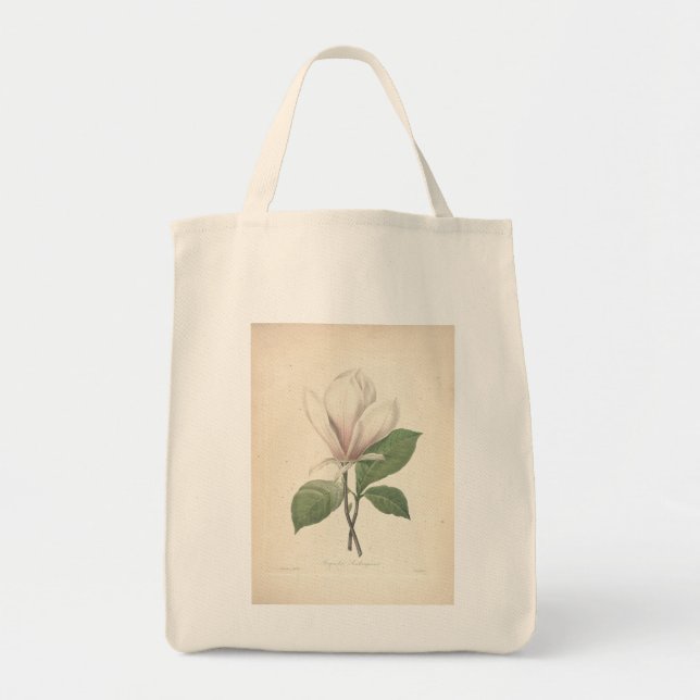 Aquarelles vintages Sac d'alimentation Magnolia (Devant)