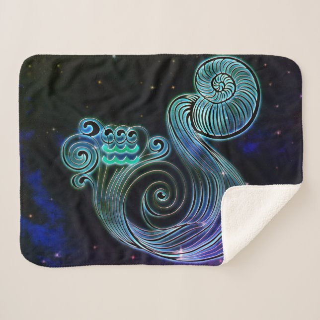 aquarius le porte-eau couverture zodiac (Devant (Horizontal))