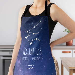 Aquarius   Tablier de constellation Zodiaque perso