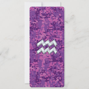 Aquarius Zodiac Connexion fuchsia camo numérique
