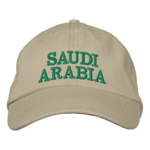 Arabie Saoudite Casquette brodé personnalisé