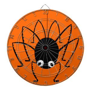 Araignée d'Halloween Cible de flechettes orange av