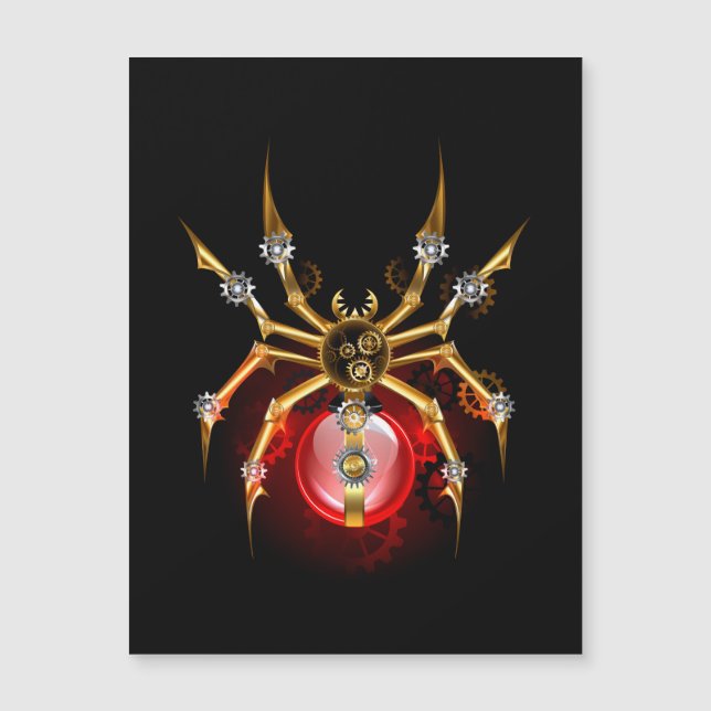 Araignée en vapeur noire (Devant)