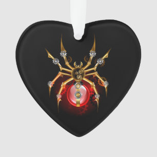 Araignée en vapeur noire