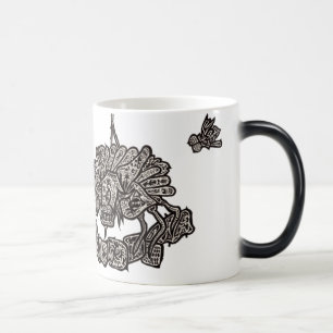 araignée et la tasse de mouche
