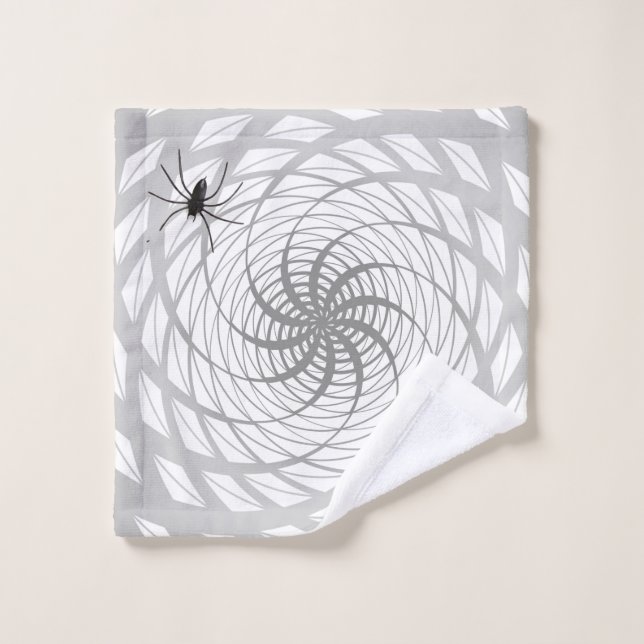 Araignée et toile (Gant de toilette)