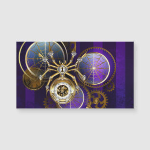 Araignée Steampunk sur fond violet