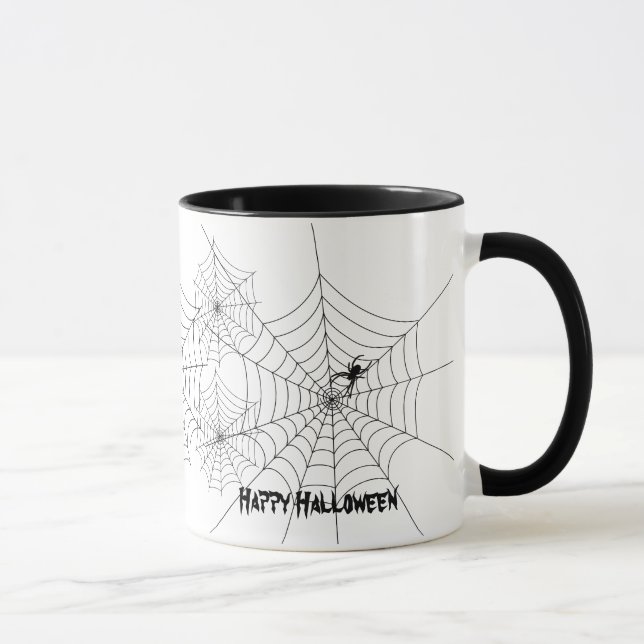 Araignée Web Halloween Mug (Droite)