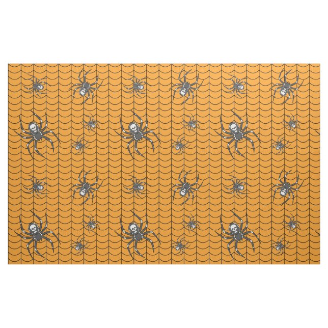 Araignées sur le tissu de défilé (Fat Quarter)
