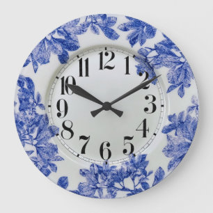 Arbor Plaque bleue Acryllique Horloge murale