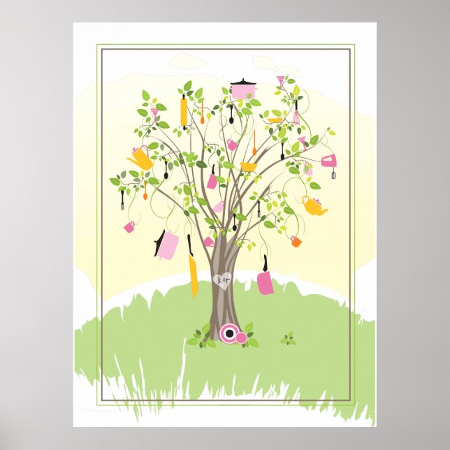 Arborescence des Fêtes des mariées | Poster (Devant)