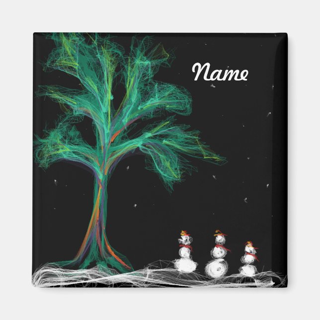 Arbre à aimants + Fumées (Devant)