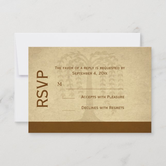 Arbre à saule d'automne RSVP (Devant)