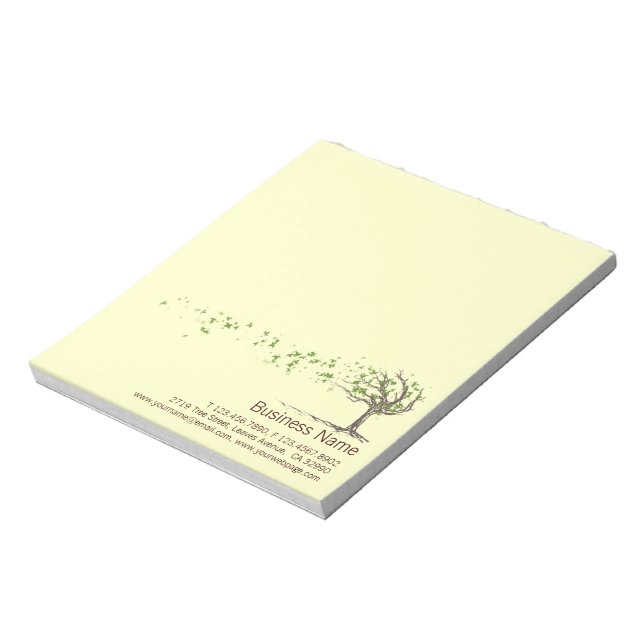 Arbre À Vent Zen Avec Bloc-Notes Feuille (Tourné)