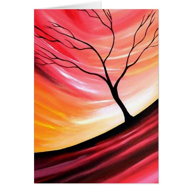 Arbre Abstrait - Art Moderne (Devant)