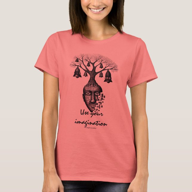 Arbre Abstrait utiliser votre imagination T-shirt  (Devant)