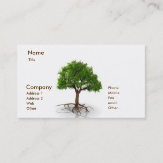 Arbre - carte de visite