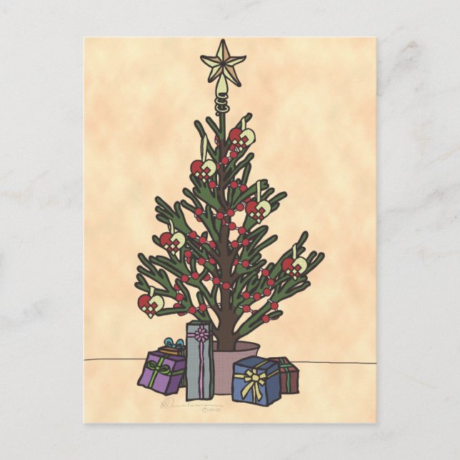 Arbre, carte postale (Devant)