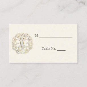 Arbre celtique de la vie Or Mariage Cartes de Plac