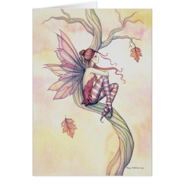 Arbre d'automne Fairy Imaginaire Art par Molly Har (Devant)