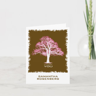 Arbre de carte de remerciements de bat mitzvah de