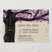 Arbre De Chêne Enregistrer La Carte Date