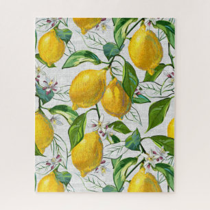 Arbre de citron soleil - Blanc - Puzzle