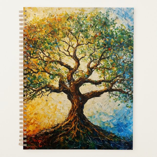 Arbre de connaissances - Peinture à l'huile (Devant)