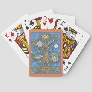 ARBRE DE DINDON, CARTES À JOUER DE DINDON DE THANK