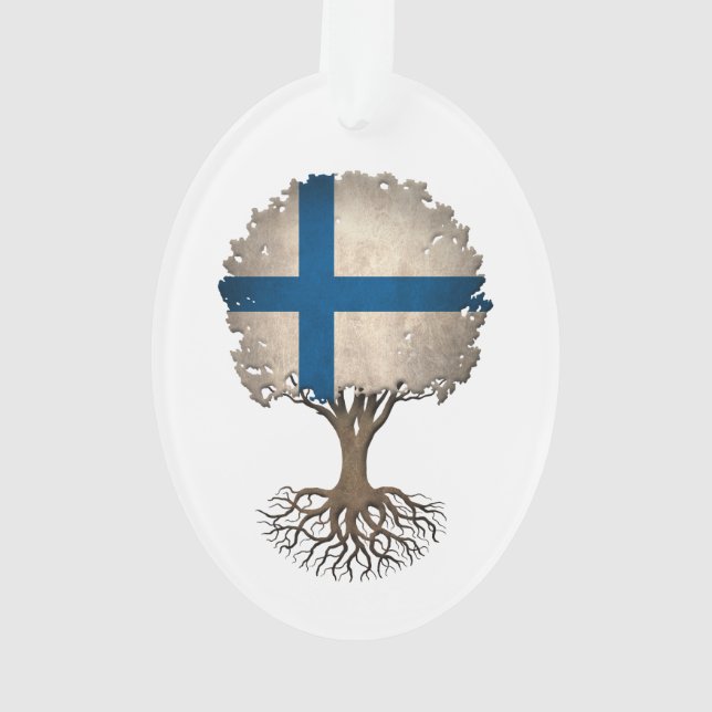 Arbre de drapeau de la vie finlandais (dos)