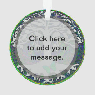 Arbre de la vie avec les couleurs blanches et