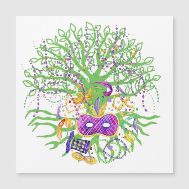 Arbre de Mardi gras (Devant)