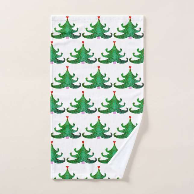 Arbre de Noël (Serviette à main)