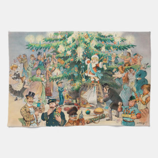 Arbre de Noël (1902) Serviette de cuisine