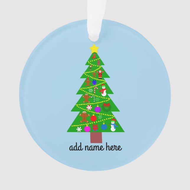 Arbre de Noël #1 Ornement (devant)