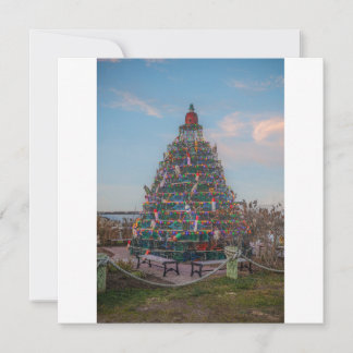 Arbre de Noël à Block Island Harbour, RI