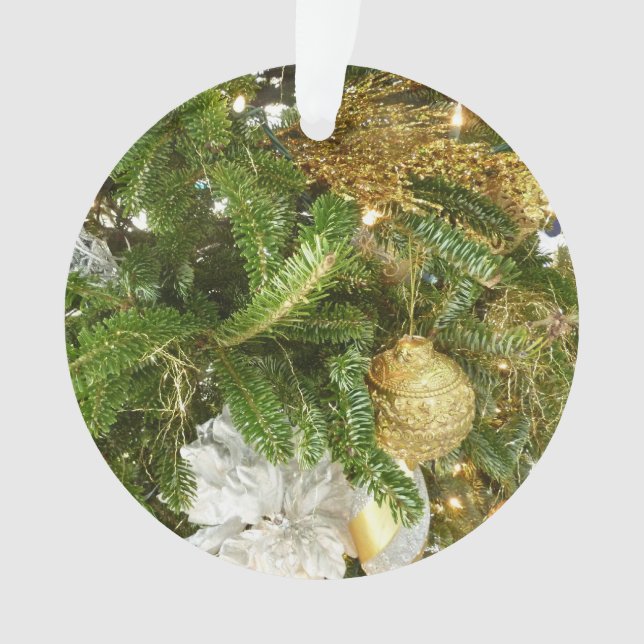 Arbre de Noël argent et or I Vacances (devant)