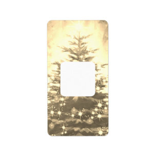 ARBRE DE NOËL ART&DESIGN ÉTIQUETTE DE ADRESSE