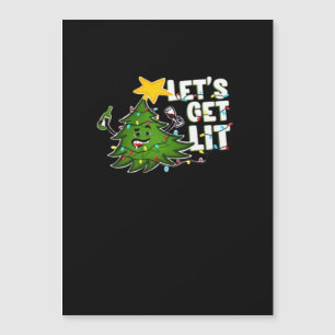 Arbre de Noël Classique Ivre Let's Get Lit