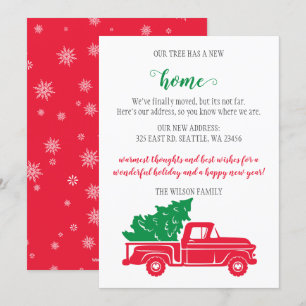 Arbre de Noël dans le camion Nous avons déplacé le