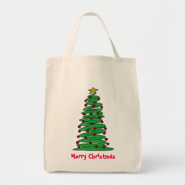 Arbre de Noël de sac de fourre-tout (Devant)