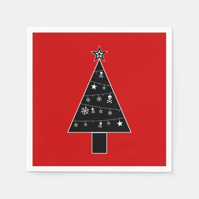 Arbre de Noël des serviettes en papier DOOM (Devant)